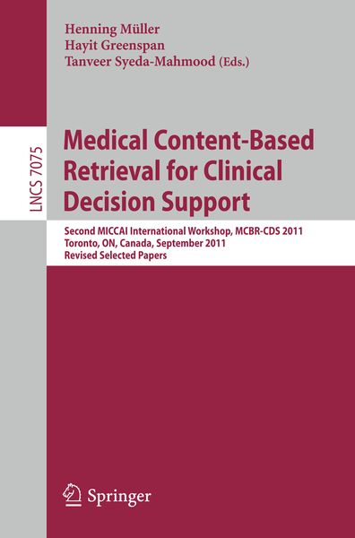 Produktbild: Medical Content-Based Retrieval for Clinical Decision Support