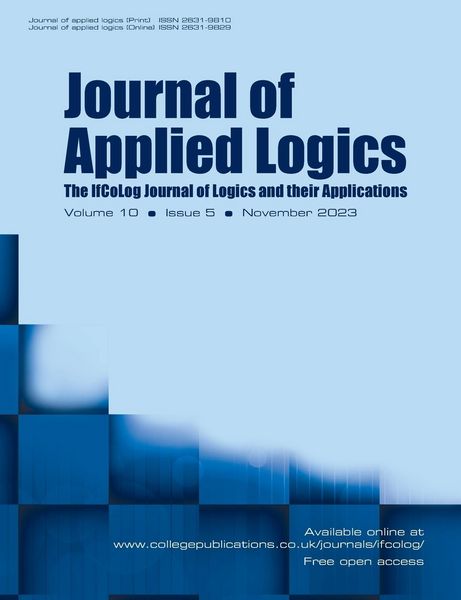 Produktbild: Journal of Applied Logics. IfCoLog Journal of Logics and their Applications. Volume 10, number 5, November 2023