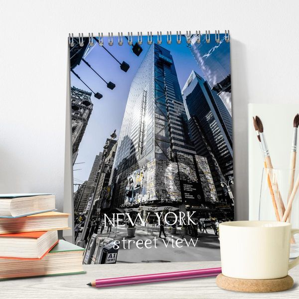 Produktbild: NEW YORK &ndash; street view (Tischkalender 2026 DIN A5 hoch), CALVENDO Monatskalender