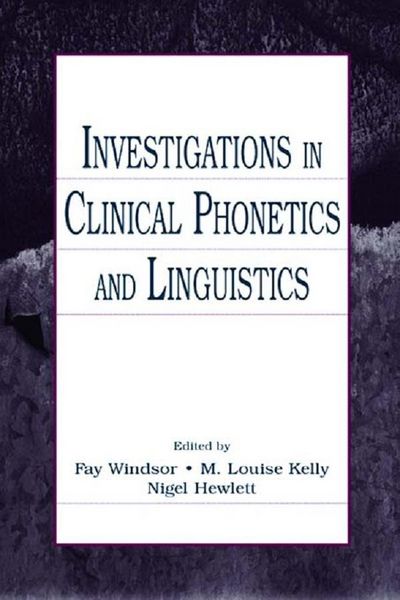 Produktbild: Investigations in Clinical Phonetics and Linguistics