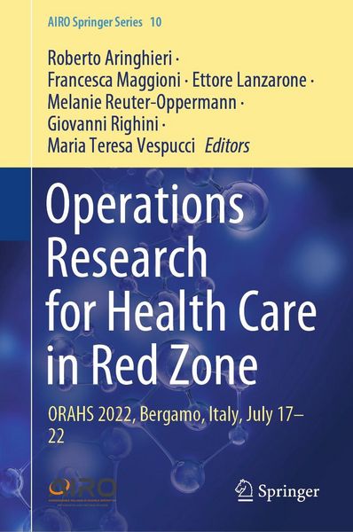 Produktbild: Operations Research for Health Care in Red Zone