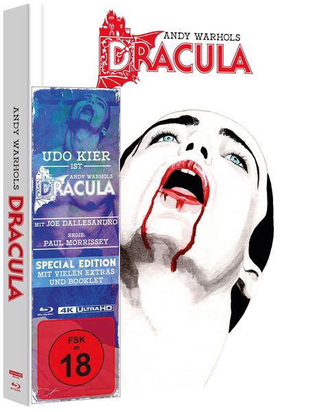 Produktbild: Andy Warhols Dracula - Mediabook - Cover B (4K-Ultra HD) (+ Blu-ray) (+ Bonus-Blu-ray)