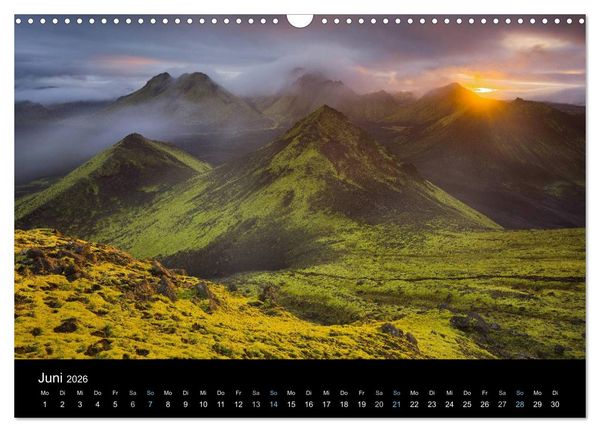 Produktbild: Traumziel Island 2026 (Wandkalender 2026 DIN A3 quer), CALVENDO Monatskalender