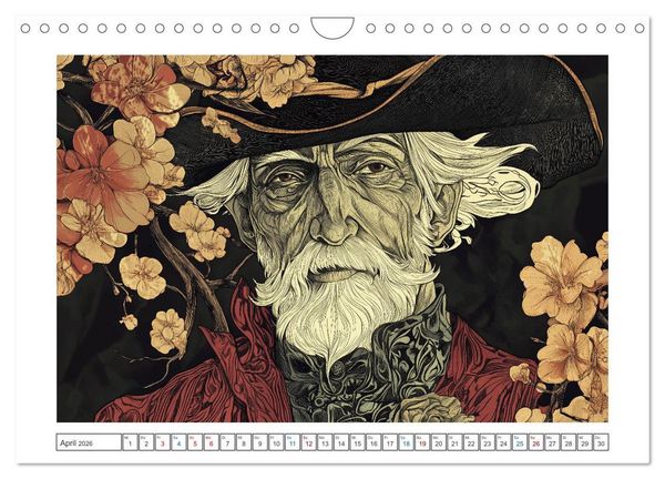 Produktbild: Im Stil des Art Nouveau (Wandkalender 2026 DIN A4 quer), CALVENDO Monatskalender