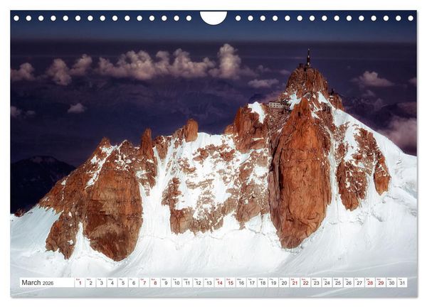 Produktbild: A trip to the roof of Europe. The Mont-Blanc massiv (Wall Calendar 2026 DIN A4 landscape), CALVENDO 12 Month Wall Calendar