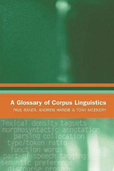 Produktbild: A Glossary of Corpus Linguistics