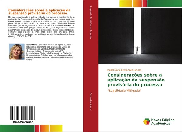 Produktbild: Considera&ccedil;&otilde;es sobre a aplica&ccedil;&atilde;o da suspens&atilde;o provis&oacute;ria do processo