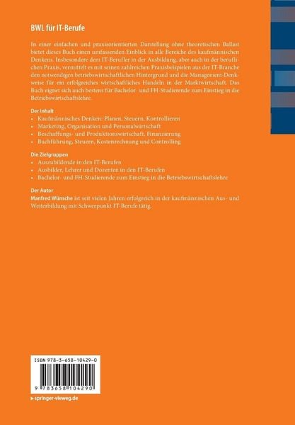Produktbild: BWL f&uuml;r IT-Berufe