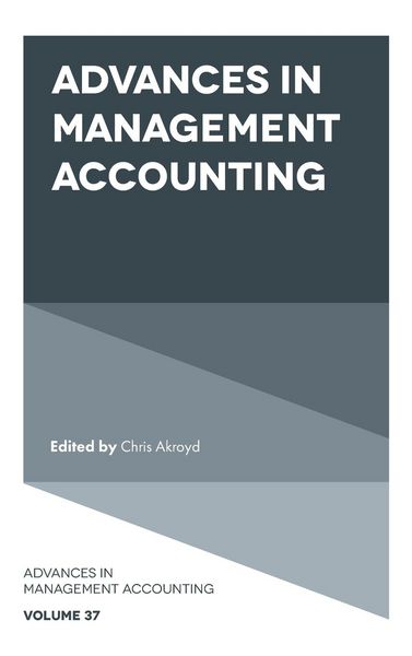 Produktbild: Advances in Management Accounting
