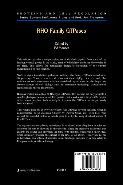 Produktbild: Rho Family GTPases