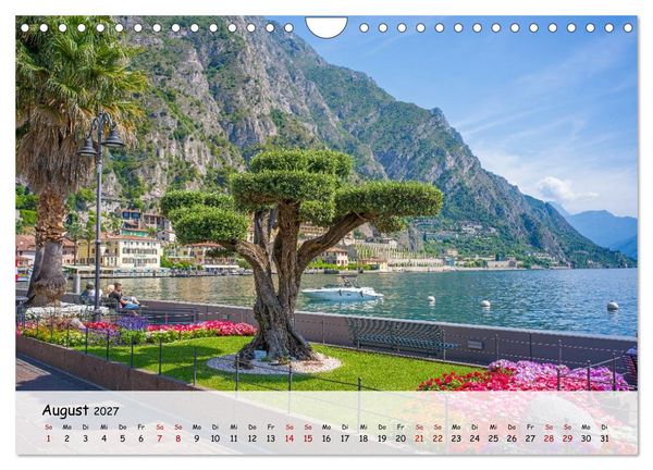 Produktbild: Limone sul Garda - Traumhaftes St&auml;dtchen am Gardasee (Wandkalender 2027 DIN A4 quer), CALVENDO Monatskalender
