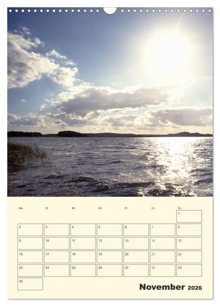 Produktbild: Usedom (Wandkalender 2026 DIN A3 hoch), CALVENDO Monatskalender