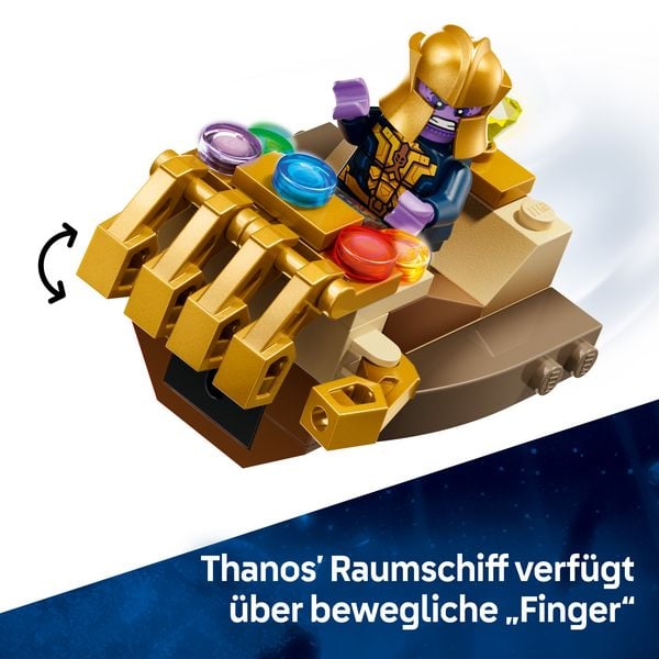 Produktbild: LEGO ǀ Marvel 76319 Captain America vs. Thanos, Superhelden Spielzeug
