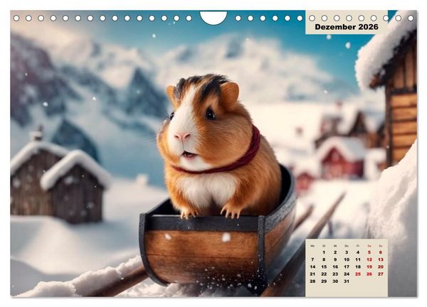 Produktbild: M&auml;rchenhafte Merlis - Schweinegeile Illustrationen (Wandkalender 2026 DIN A4 quer), CALVENDO Monatskalender