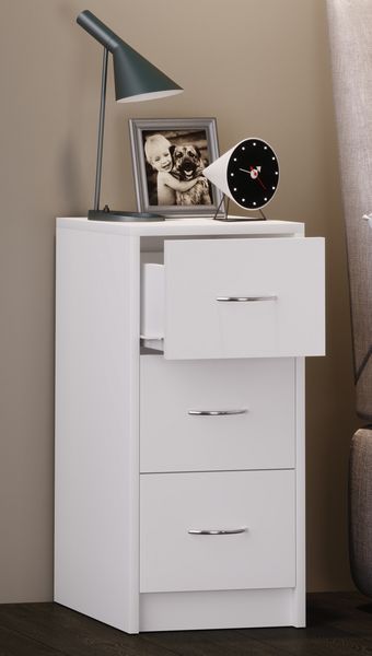 Produktbild: Holz Nachtschrank Nachttisch Schublade Boxal Maxi