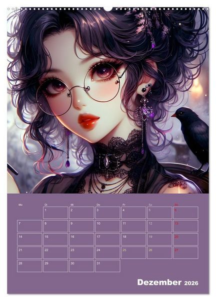 Produktbild: Sehnsucht nach Fantasie (Wandkalender 2026 DIN A2 hoch), CALVENDO Monatskalender