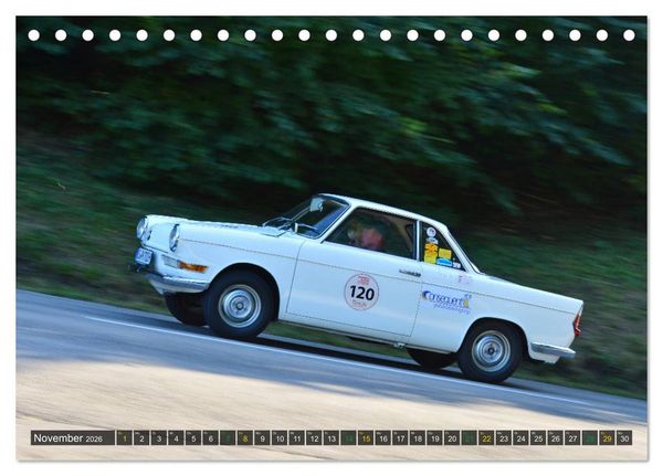 Produktbild: OLDTIMER BERGRENNEN - Kleine Flitzer (Tischkalender 2026 DIN A5 quer), CALVENDO Monatskalender