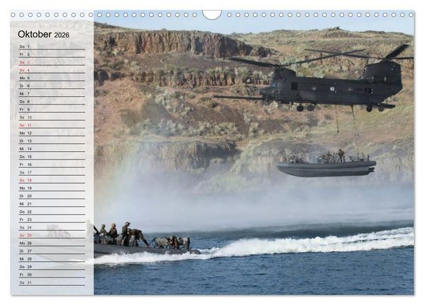 Produktbild: Streitkraft. Milit&auml;rische Impressionen (Wandkalender 2026 DIN A3 quer), CALVENDO Monatskalender