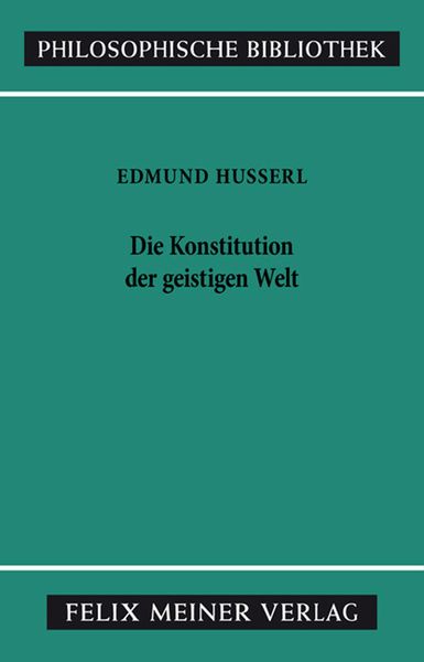 Produktbild: Die Konstitution der geistigen Welt