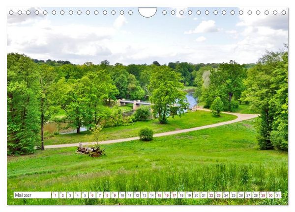 Produktbild: F&uuml;rst-P&uuml;ckler-Park und Schloss &ndash; Bad Muskau (Wandkalender 2027 DIN A4 quer), CALVENDO Monatskalender