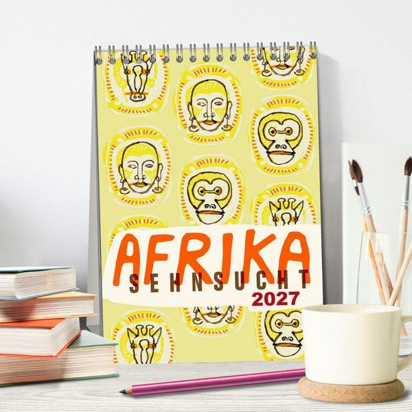 Produktbild: Afrika-Sehnsucht 2027 (Tischkalender 2027 DIN A5 hoch), CALVENDO Monatskalender
