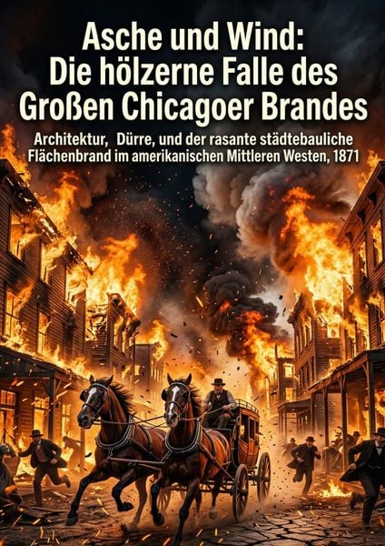Asche und Wind: Die hölzerne Falle des Großen Chicagoer Brandes, Taschenbuch von Reiner Roht, Epubli, 9783565384778