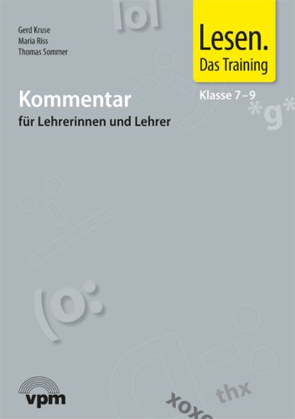 Lesen. Das Training 7-9, Geheftet von , Verlag für pädagogische Medien im Ernst Klett Verlag, 978-3-12-011338-6