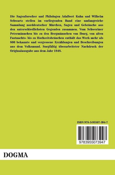Produktbild: Norddeutsche Sagen, M&auml;rchen und Gebr&auml;uche