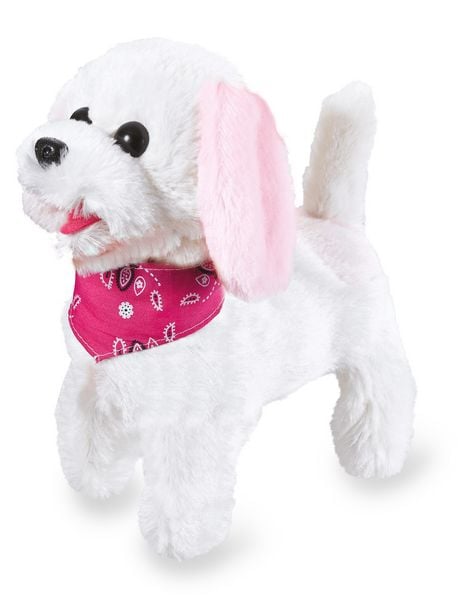 Produktbild: Jamara - RC Pl&uuml;schhund Trixi, 27 MHz, Weiss/Rosa