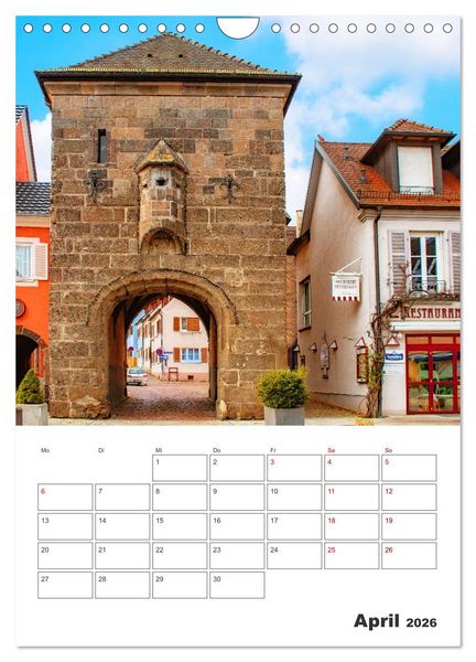 Produktbild: Breisach - Reiseplaner (Wandkalender 2026 DIN A4 hoch), CALVENDO Monatskalender