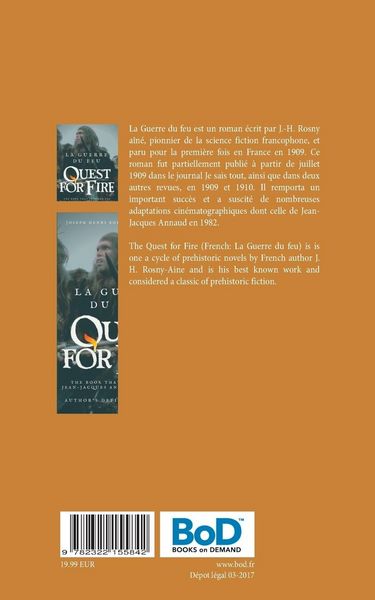 Produktbild: La Guerre du feu (Quest for Fire) : The book that inspired the Jean-Jacques Annaud's 1982 movie