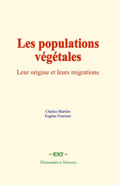 Produktbild: Les populations v&eacute;g&eacute;tales