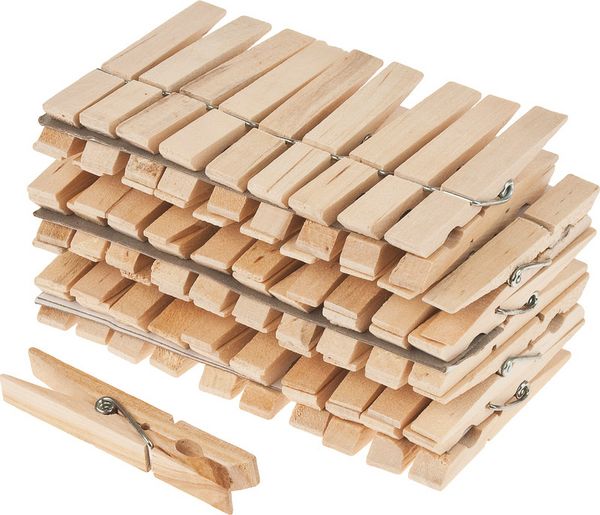 Produktbild: Holzw&auml;scheklammern 70mm