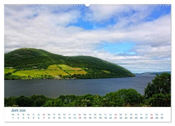 Produktbild: Schottlands S&uuml;den 2026. Impressionen zwischen Edinburgh, Loch Ness und Isle of Skye (Wandkalender 2026 DIN A2 quer), CALVENDO Monatskalender