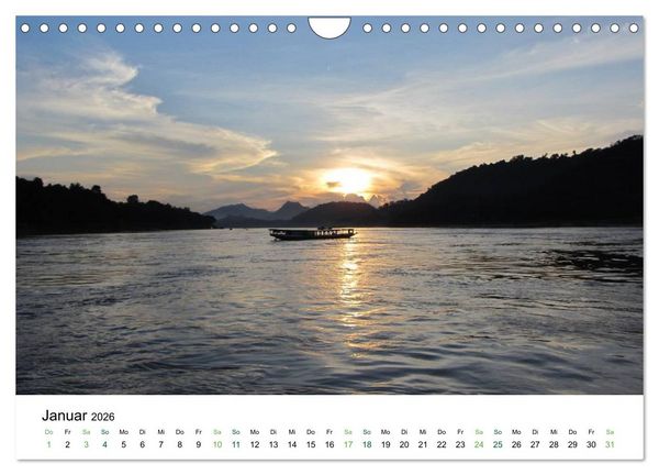 Produktbild: Laos - Die Perle S&uuml;dostasiens (Wandkalender 2026 DIN A4 quer), CALVENDO Monatskalender