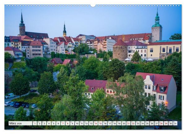 Produktbild: Bautzen - Sorbisches Zentrum in der Oberlausitz (hochwertiger Premium Wandkalender 2026 DIN A2 quer), Kunstdruck in Hochglanz