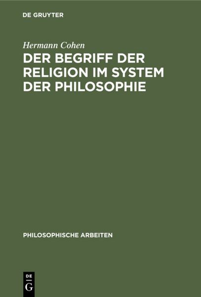 Produktbild: Der Begriff der Religion im System der Philosophie