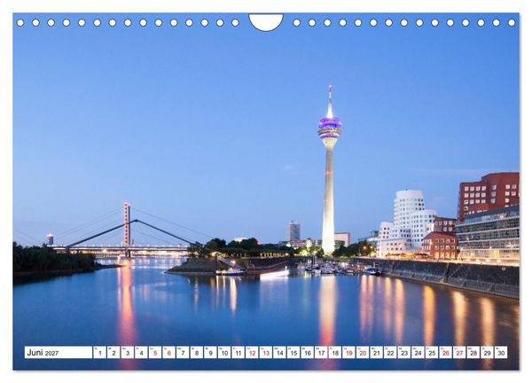 Produktbild: D&uuml;sseldorf - Momente einer Reise (Wandkalender 2027 DIN A4 quer), CALVENDO Monatskalender