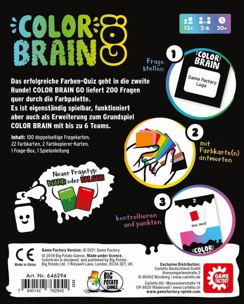 Produktbild: Game Factory - Color Brain Go!