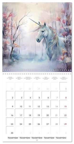 Produktbild: Unicorns, magical creatures (Wall Calendar 2026 12 &times; 12 Inch) CALVENDO 12 Month Wall Calendar