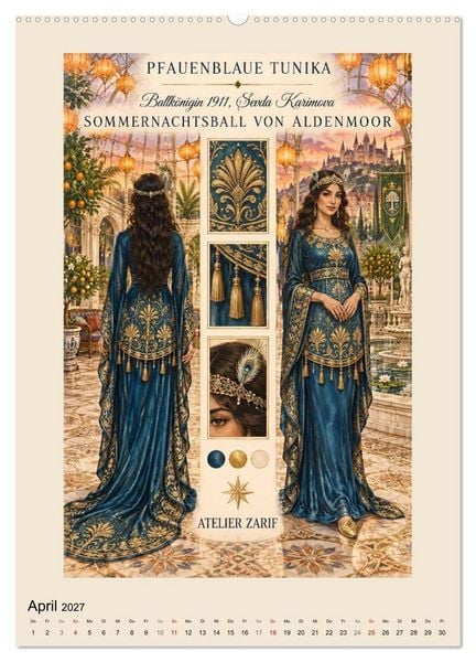 Produktbild: Die Ballk&ouml;niginnen von Aldenmoor (Wandkalender 2027 DIN A2 hoch), CALVENDO Monatskalender