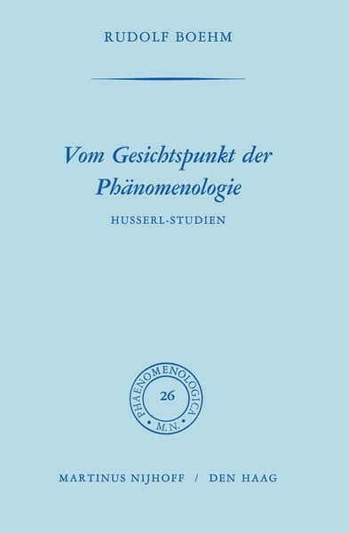 Produktbild: Vom Gesichtspunkt der Ph&auml;nomenologie