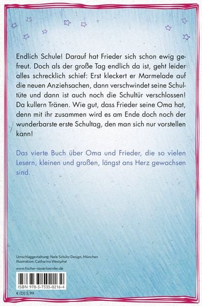 Produktbild: »Schule!«, schreit der Frieder, und die Oma, die kommt mit
