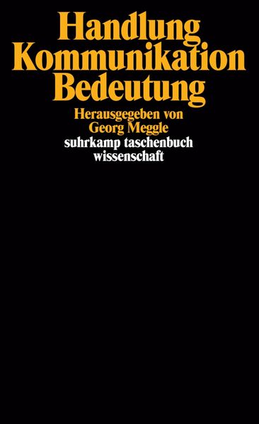 Produktbild: Handlung, Kommunikation, Bedeutung