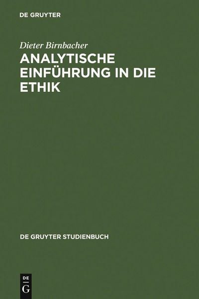 Produktbild: Analytische Einf&uuml;hrung in die Ethik
