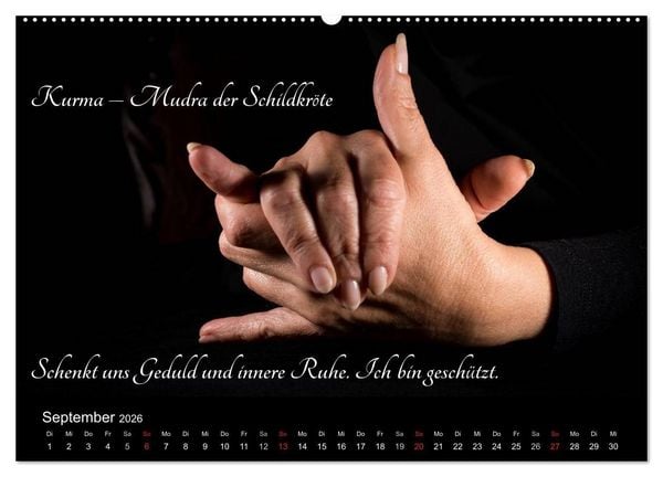 Produktbild: Mudras / 2026 (hochwertiger Premium Wandkalender 2026 DIN A2 quer), Kunstdruck in Hochglanz