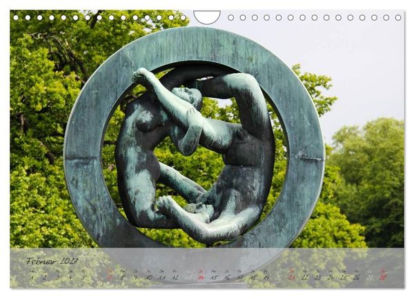 Produktbild: Vigeland (Wandkalender 2027 DIN A4 quer), CALVENDO Monatskalender