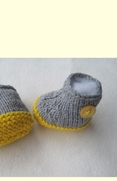 Produktbild: Strickanleitung Babyschuhe 0-6 Monate tragbar