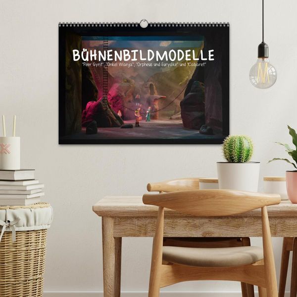 Produktbild: B&uuml;hnenbildmodelle (Wandkalender 2026 DIN A3 quer), CALVENDO Monatskalender