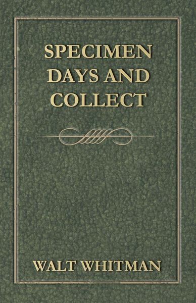 Produktbild: Specimen Days and Collect